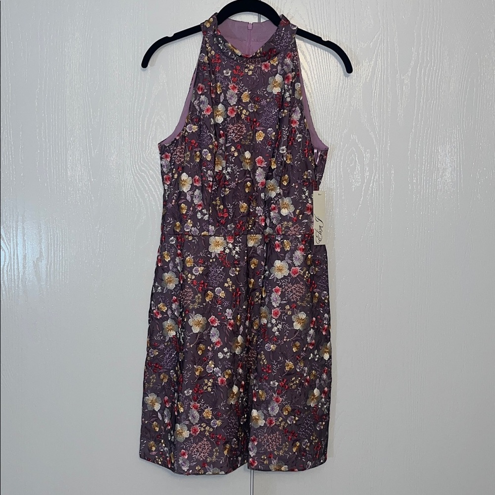 Eliza J Floral Fit & Flare Sleeveless Dress